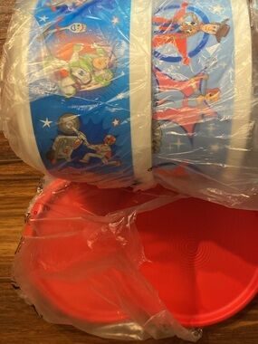 New Toy Story Themed Tupperware Bowl Set - Blue and Red